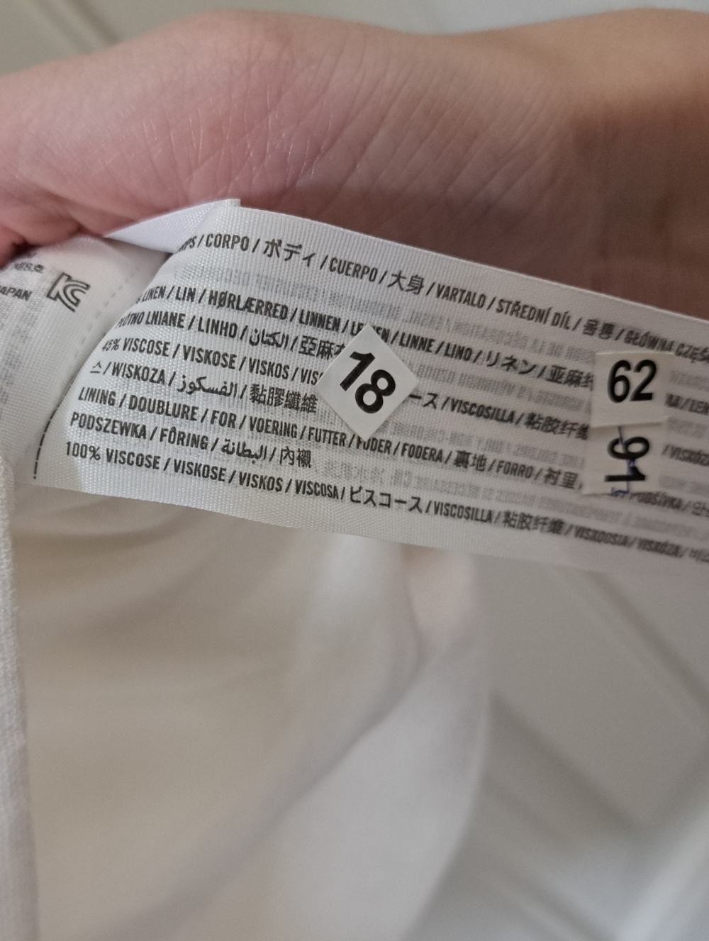 Abercrombie & Fitch White Square Neck Linen Blend Crop Tank Size Small - Picture 5 of 5